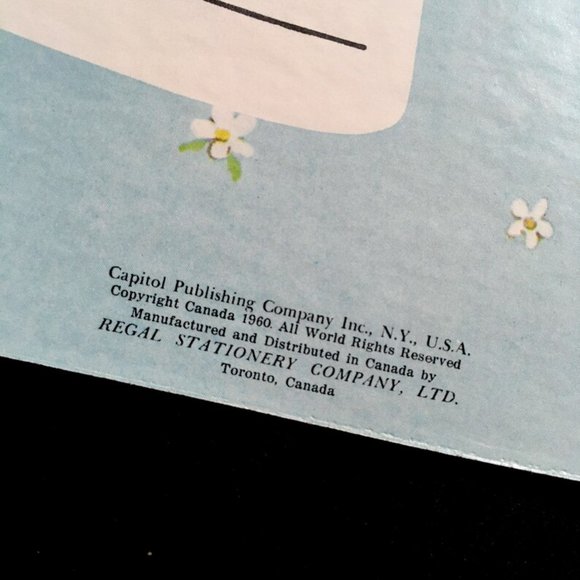 Vintage 1960 Mon Premier Journal Capitol Publishing Company Album Bébé Souvenir - Picture 7 of 10